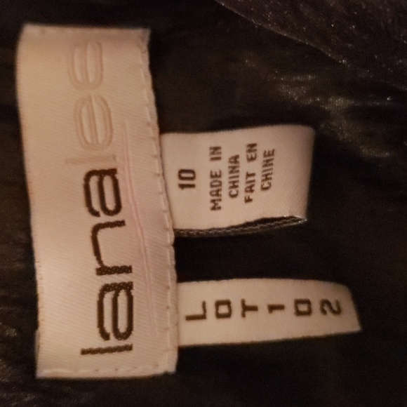 Lanalee Black Jacket Size 10 - Picture 5 of 5